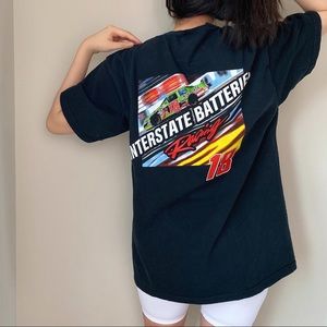 Vintage racing nascar car t shirt